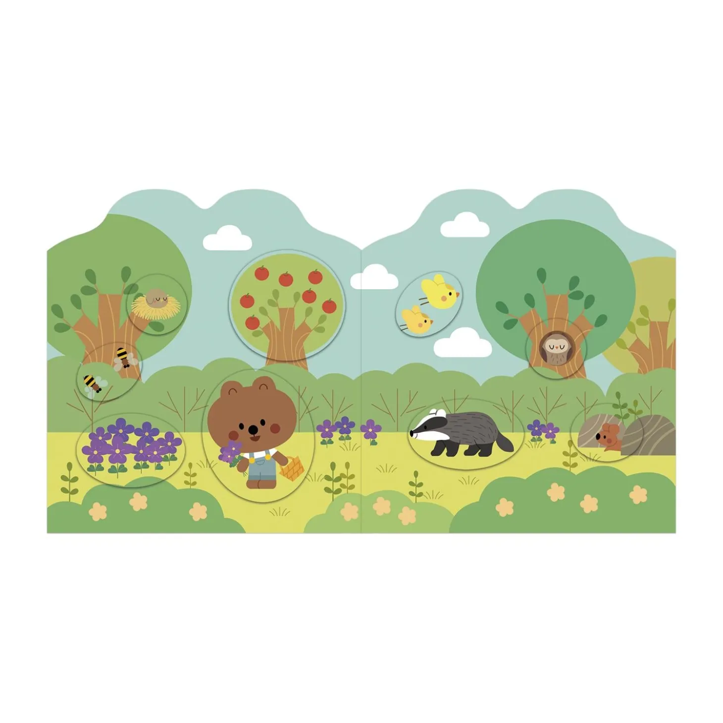 Janod Cahier de Stickers La Foret Multicolore