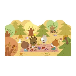 Janod Cahier de Stickers La Foret Multicolore