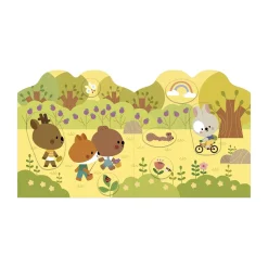Janod Cahier de Stickers La Foret Multicolore