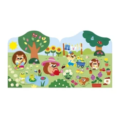 Janod Cahier de Stickers Le Jardin Multicolore