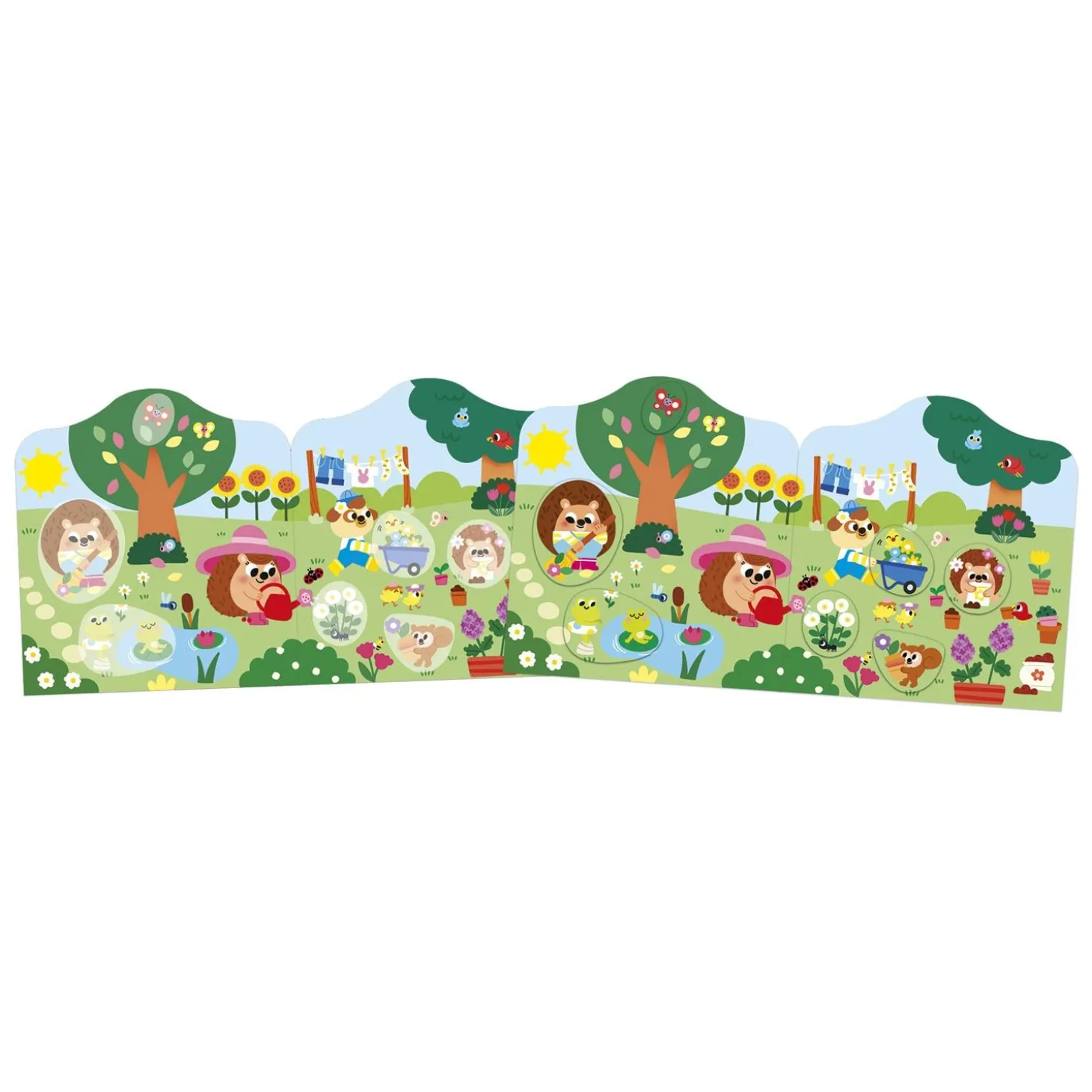 Janod Cahier de Stickers Le Jardin Multicolore