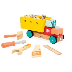Janod                    Camion bricolage à tirer Brico'kids    Multicolore