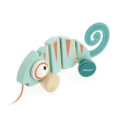 Janod Caméléon à tirer Tropik Bleu