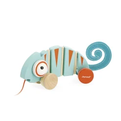 Janod Caméléon à tirer Tropik Bleu