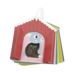 Janod                    7 cartes tactiles Les animaux de la ferme    Multicolore