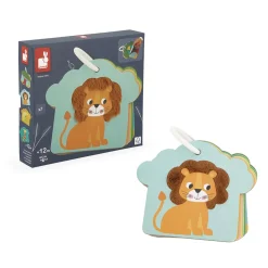 Janod                    7 cartes tactiles Les animaux de la savane    Multicolore