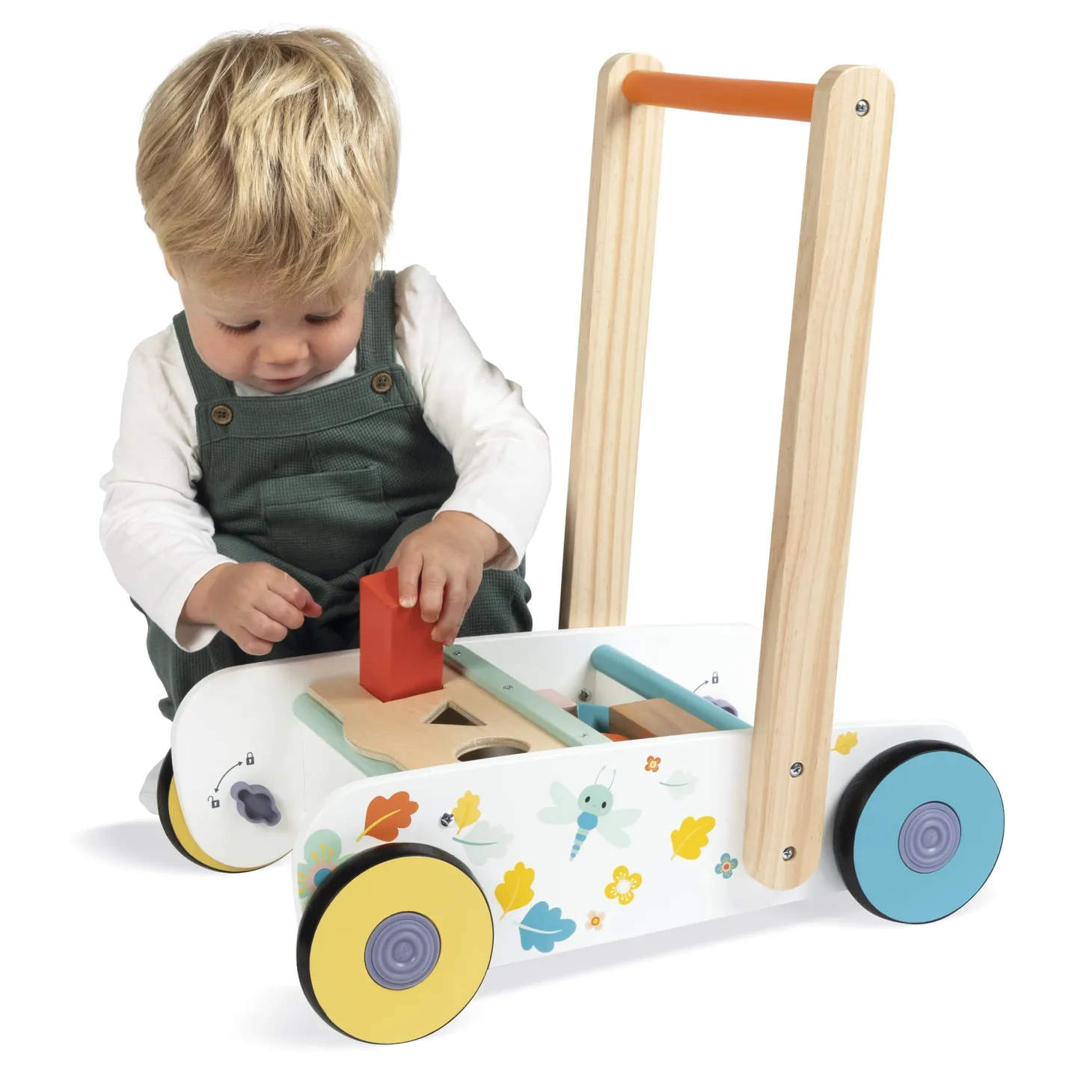 Janod Chariot De Marche Pure Multicolore