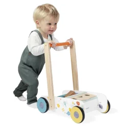 Janod Chariot De Marche Pure Multicolore