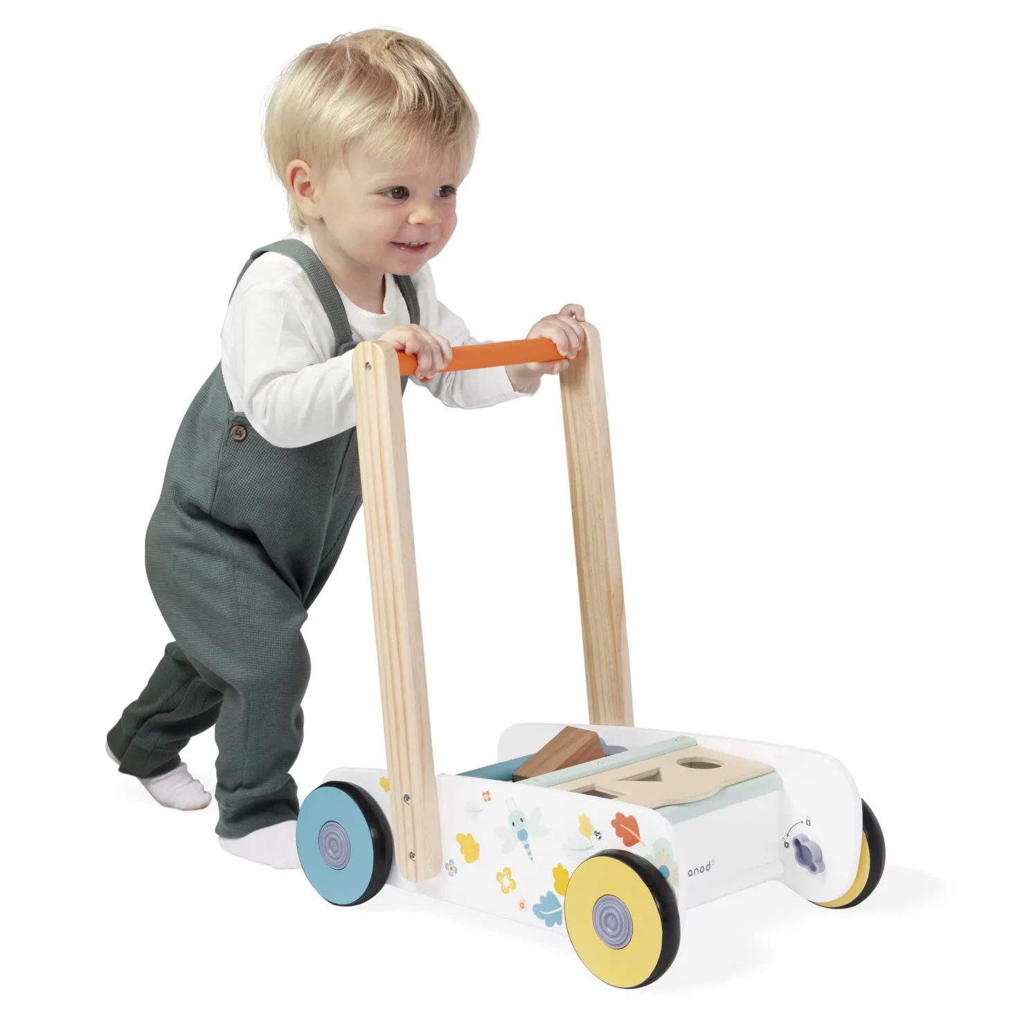 Janod Chariot De Marche Pure Multicolore
