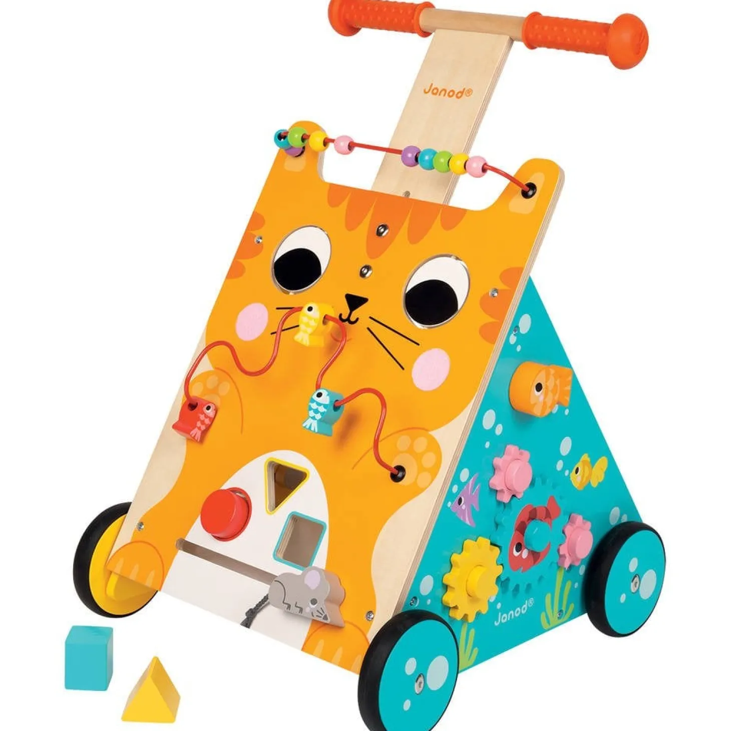 Janod Chariot multi-activités Chat