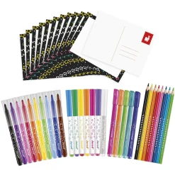 Janod Coffret Coloriage Multicolore