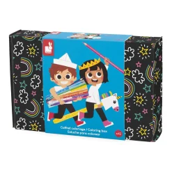 Janod Coffret Coloriage Multicolore