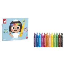 Janod                    Crayons de Cire    Multicolore