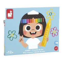 Janod                    Crayons de Cire    Multicolore