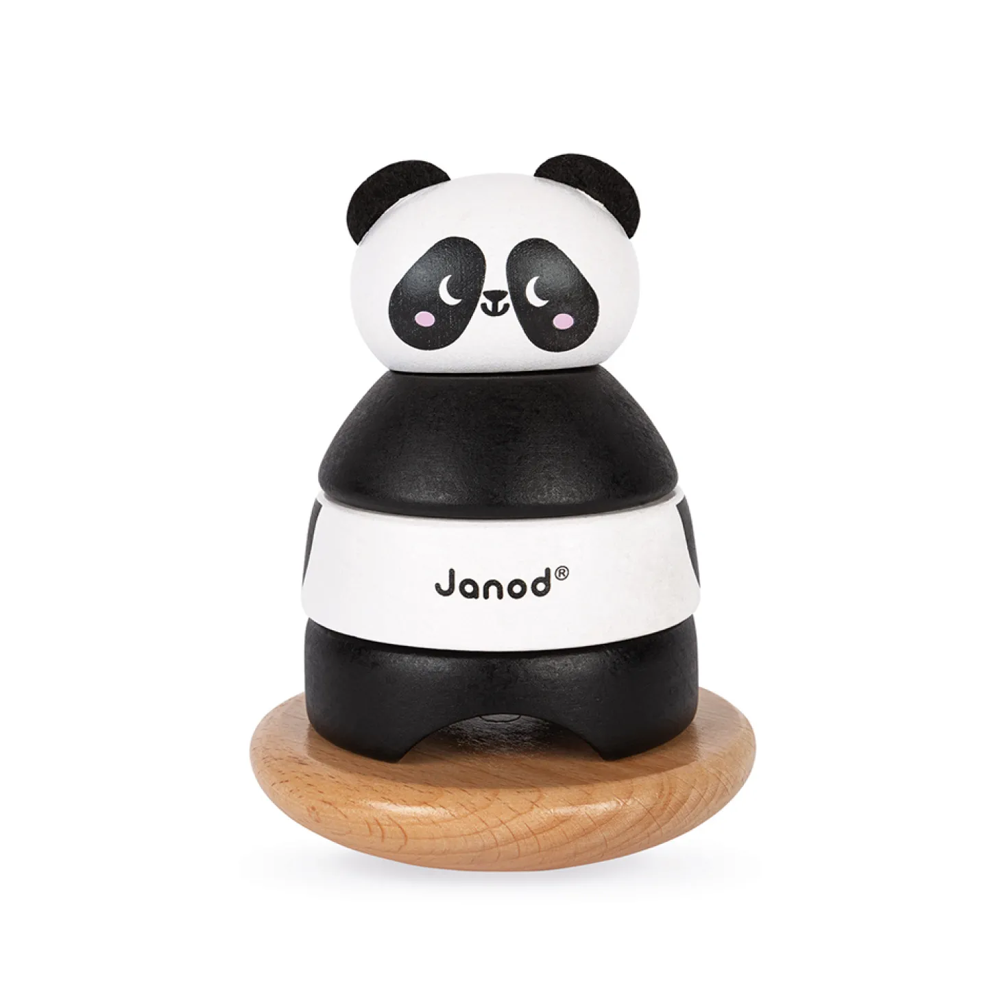 Janod Culbuto Panda Multicolore