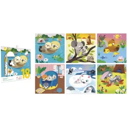 Janod Feutre Magique Animaux Calins Multicolore