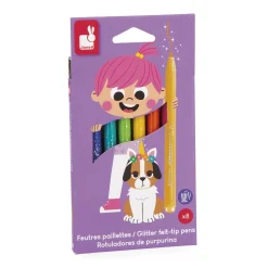 Janod                    Feutres Pailletes    Multicolore