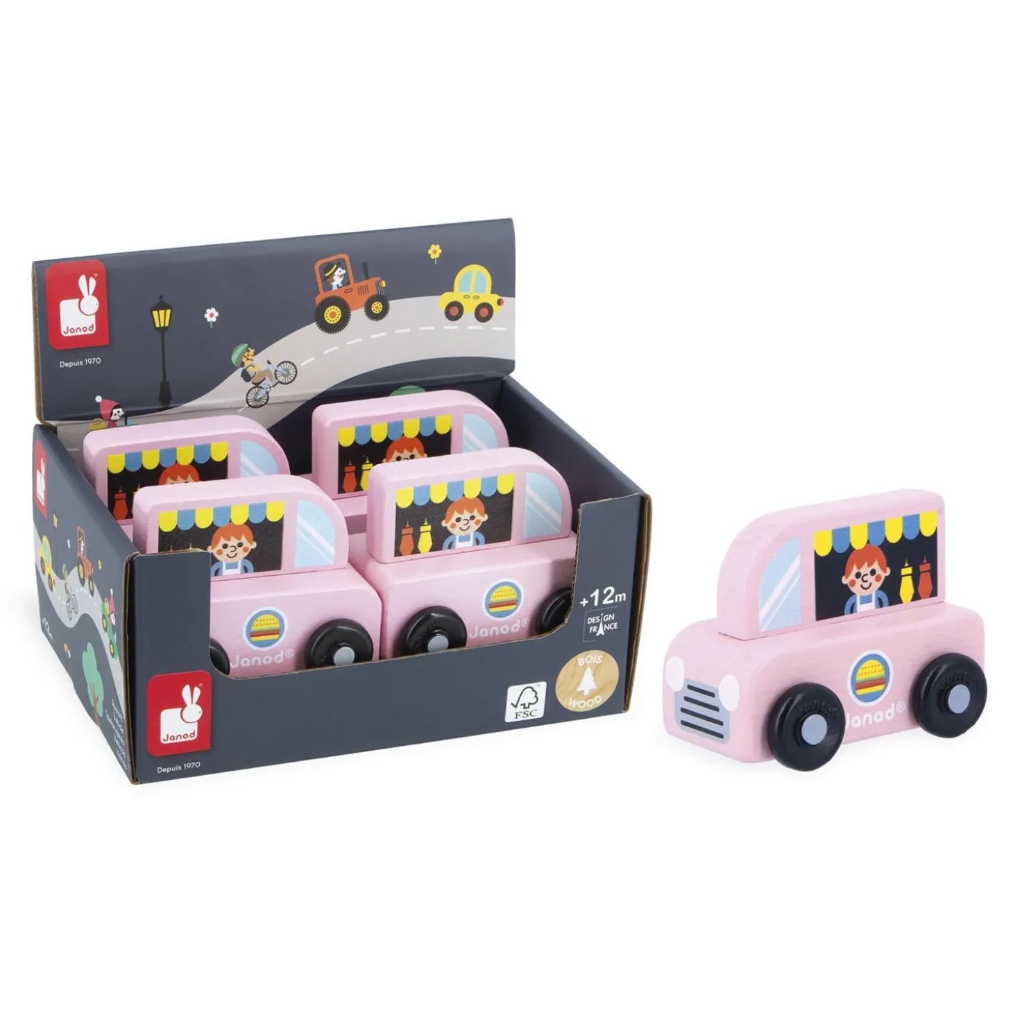 Janod Food Truck Cross Roads Rose