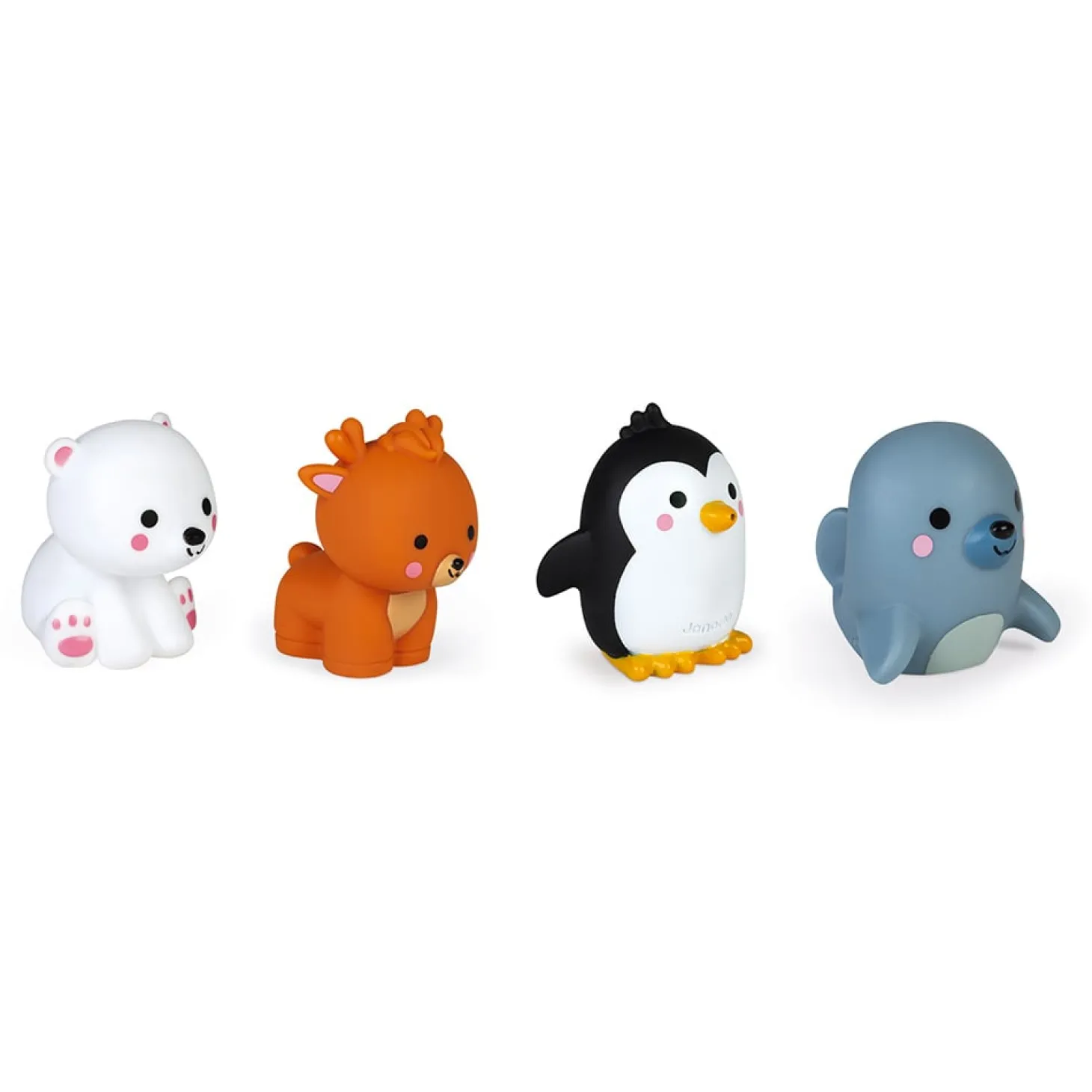 Janod 4 gicleurs de bain Les animaux polaires