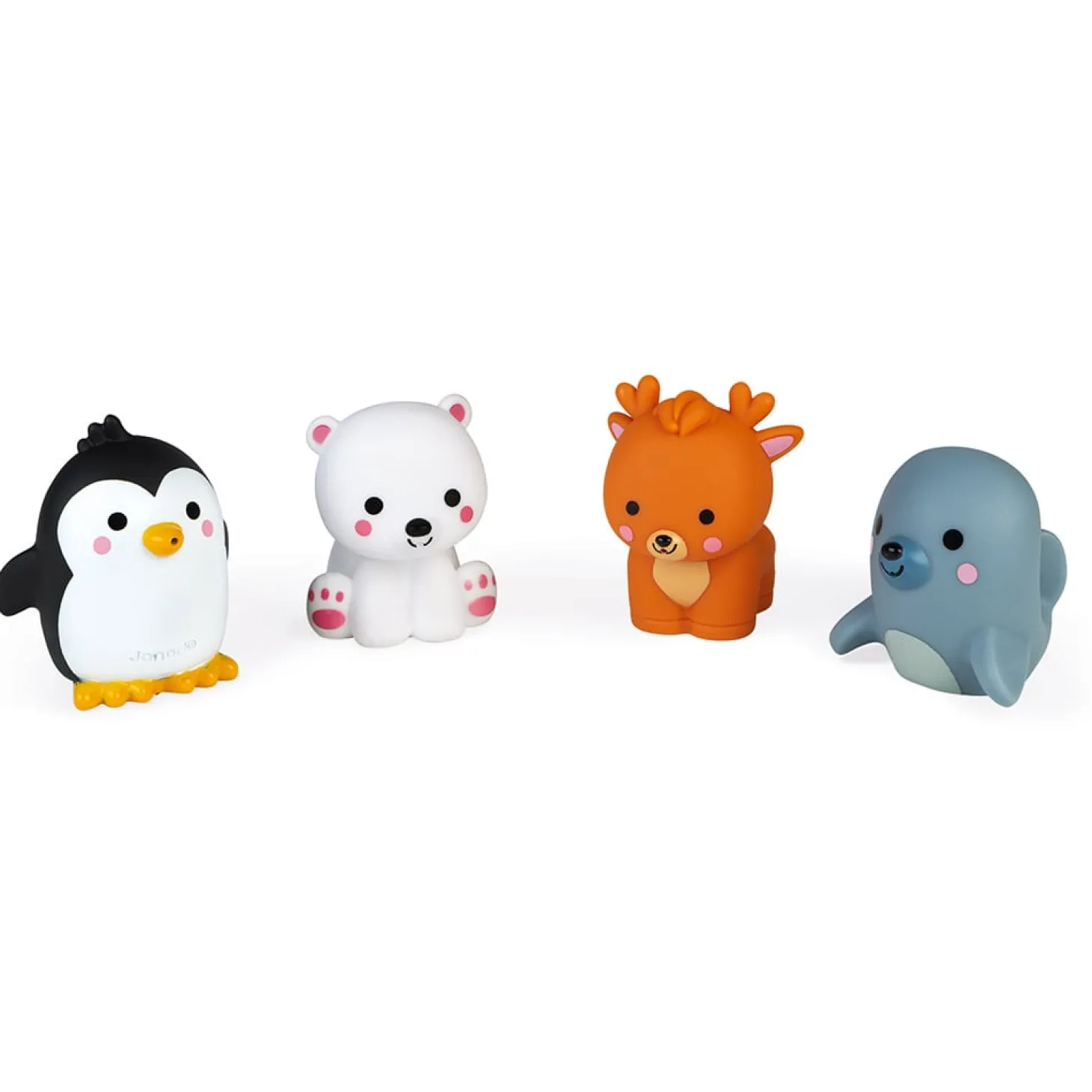 Janod 4 gicleurs de bain Les animaux polaires