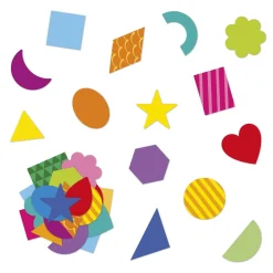 Janod                    300 Gommettes Formes Géometriques    Multicolore