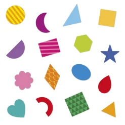 Janod                    300 Gommettes Formes Géometriques    Multicolore