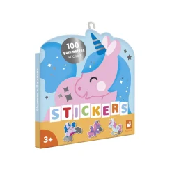 Janod                    100 Gommettes Licornes    Multicolore