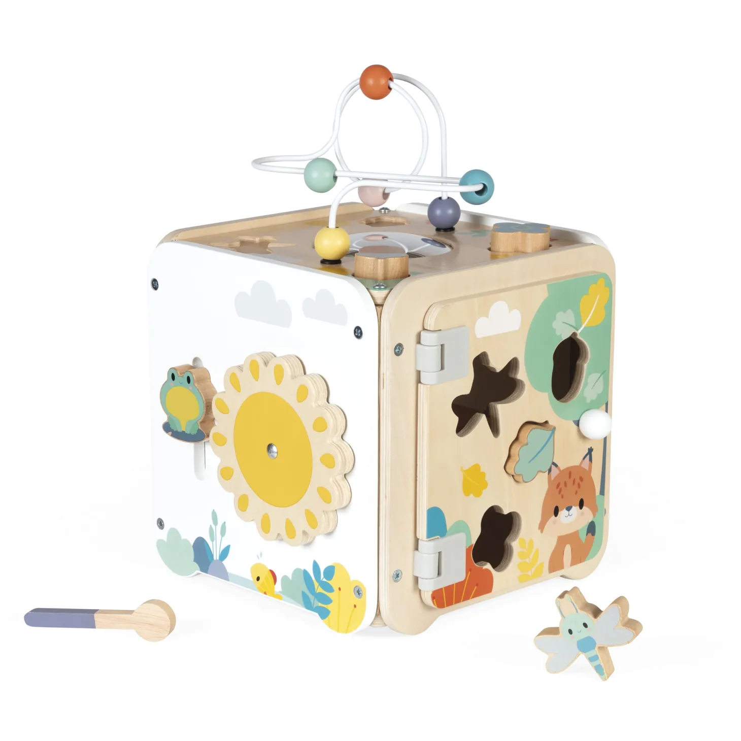 Janod Grand Cube Multi-Activites Pure Multicolore