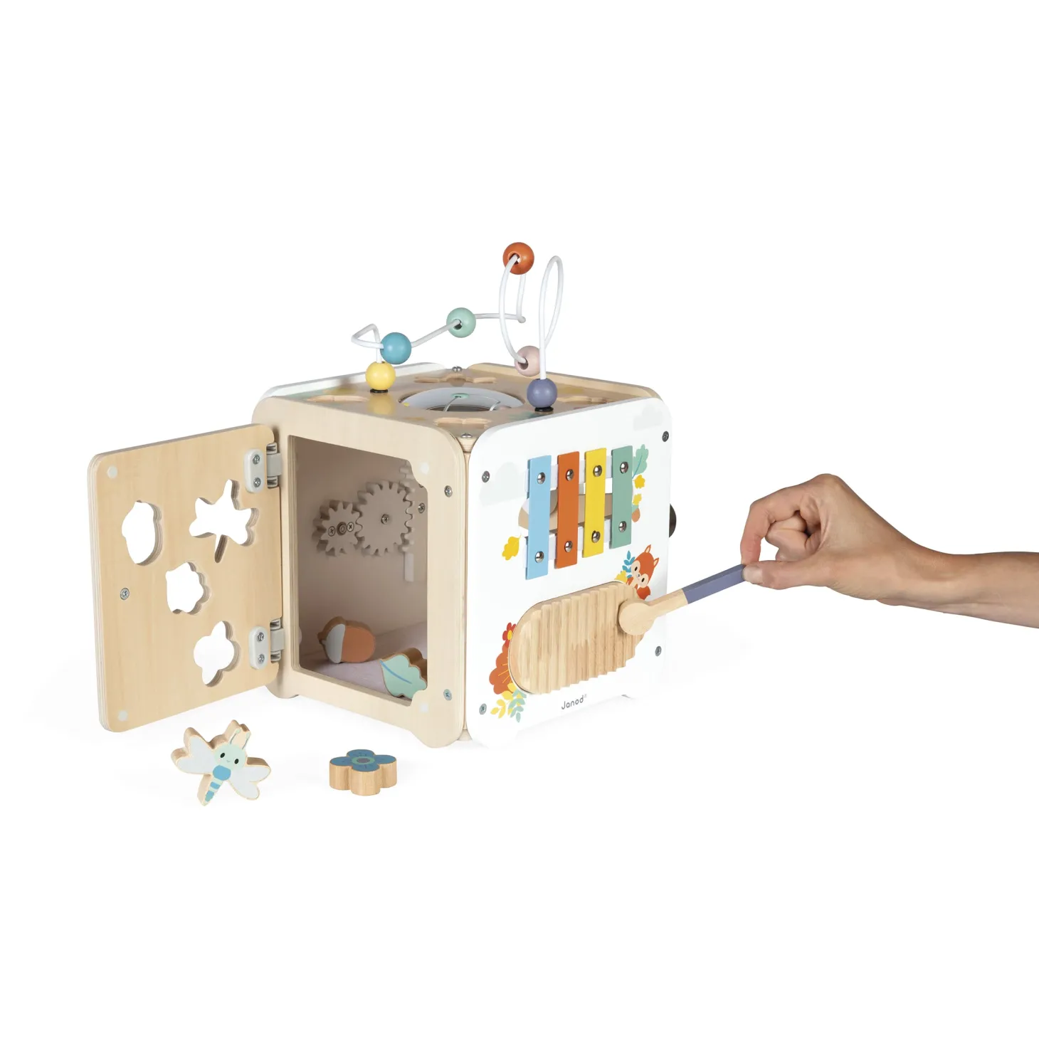 Janod Grand Cube Multi-Activites Pure Multicolore