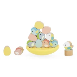 Janod                    Jeu d'équilibre Pure Oiseaux    Multicolore
