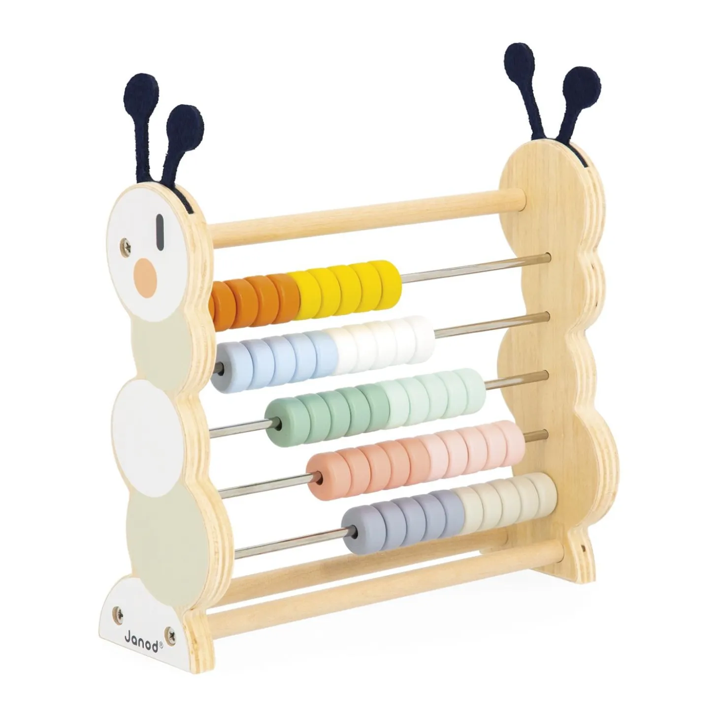 Janod Jeu éducatif Boulier Chenille Multicolore