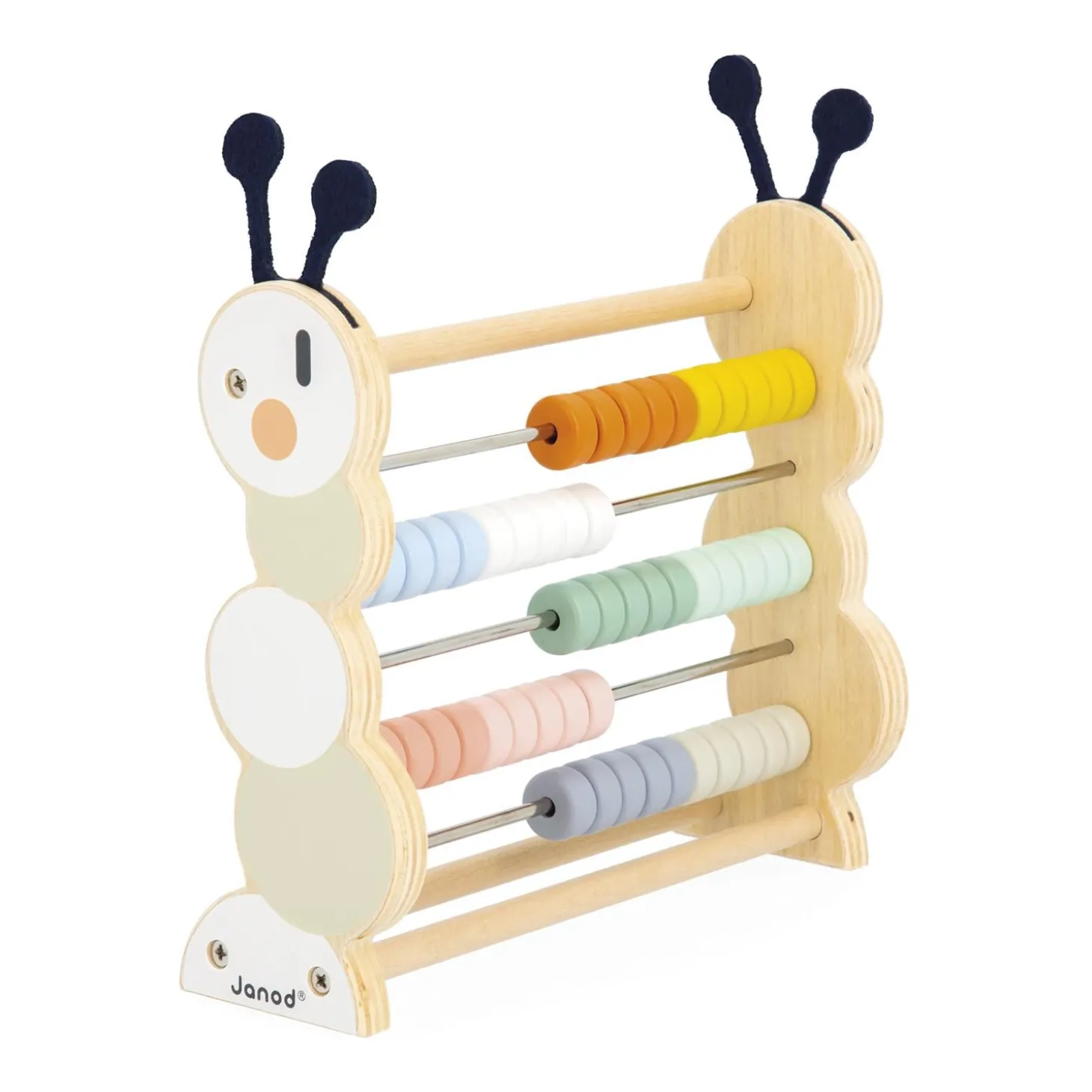 Janod Jeu éducatif Boulier Chenille Multicolore
