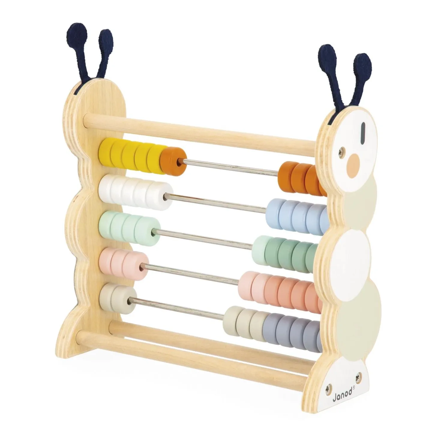 Janod Jeu éducatif Boulier Chenille Multicolore