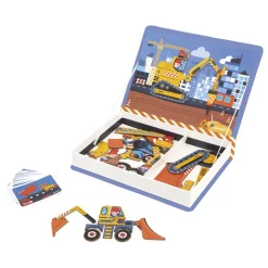 Janod Jeu éducatif Magneti'Book Construction Multicolore