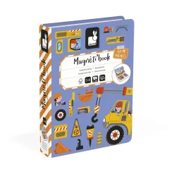 Janod Jeu éducatif Magneti'Book Construction Multicolore