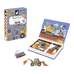 Janod Jeu éducatif Magneti'Book Construction Multicolore