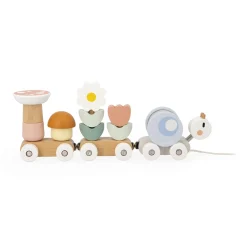 Janod Jeu éducatif Train Escargot Multicolore