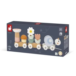 Janod Jeu éducatif Train Escargot Multicolore
