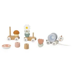 Janod Jeu éducatif Train Escargot Multicolore