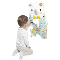 Janod                    Jouet Pure Busy Board Ourson    Vert