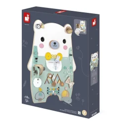 Janod                    Jouet Pure Busy Board Ourson    Vert