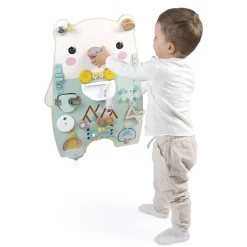 Janod                    Jouet Pure Busy Board Ourson    Vert