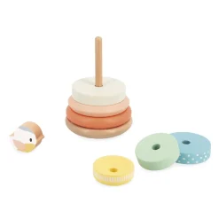 Janod                    Jouet Pure Empilable Nid    Multicolore