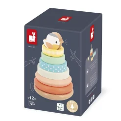 Janod Jouet Pure Empilable Nid Multicolore