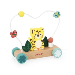 Janod Jouet Tropik Jaguar à Promener Jaune