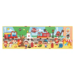 Janod                    30 Magnets les pompiers    Multicolore