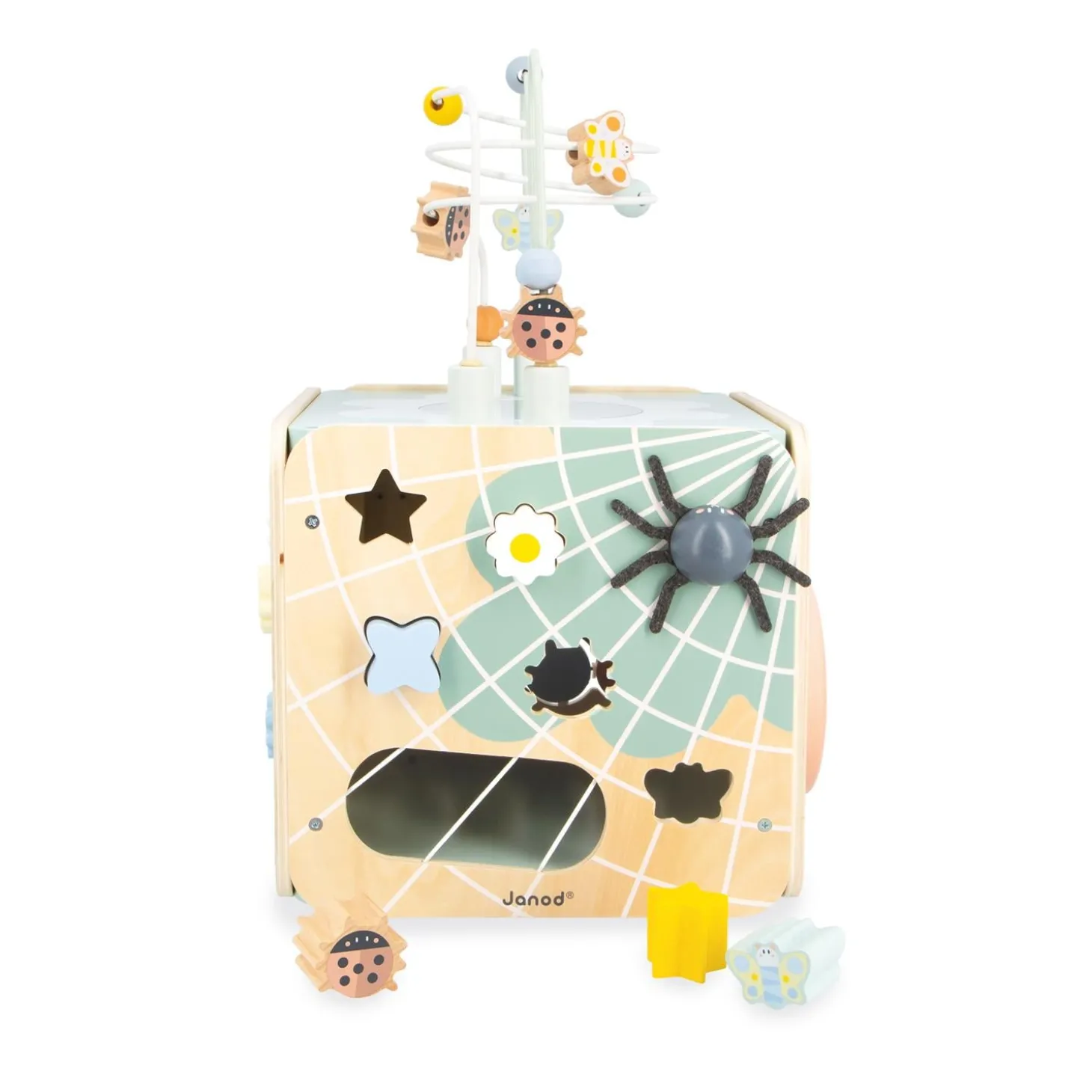 Janod Maxi cube multiactivités Multicolore