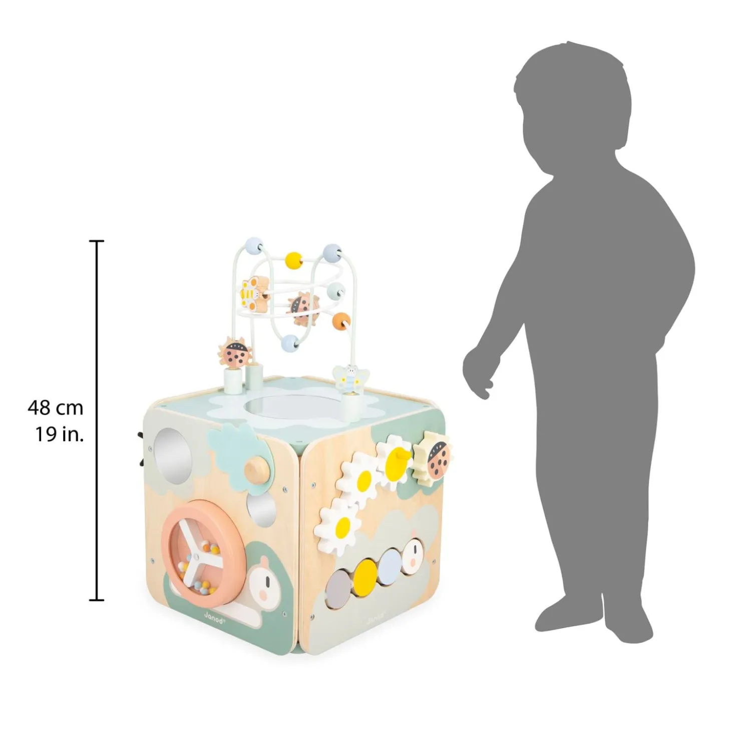 Janod Maxi cube multiactivités Multicolore