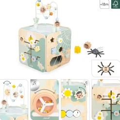 Janod Maxi cube multiactivités Multicolore