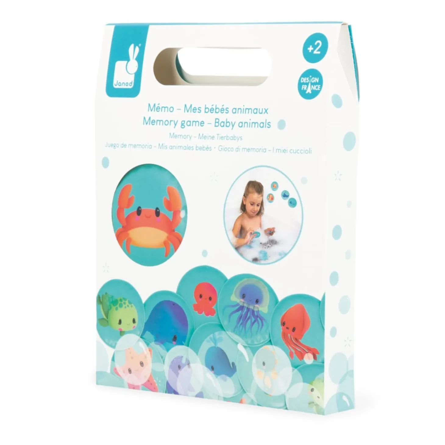 Janod Mes bébés animaux Memo